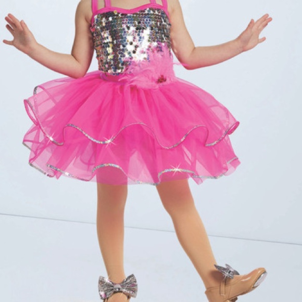 Sparkling Pink Sequin Tutu Costume